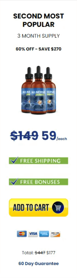 NuNurve 3 bottles